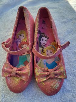 Disney Pink Princess Girls Dress Shoes Size 12