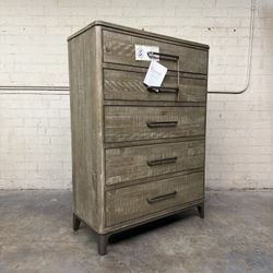 Delivery is available  Open box Never used solid wood tall chest dresser 5storage drawers $570 OBO! 