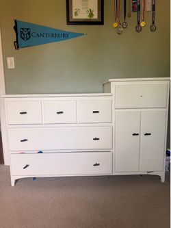 White dresser