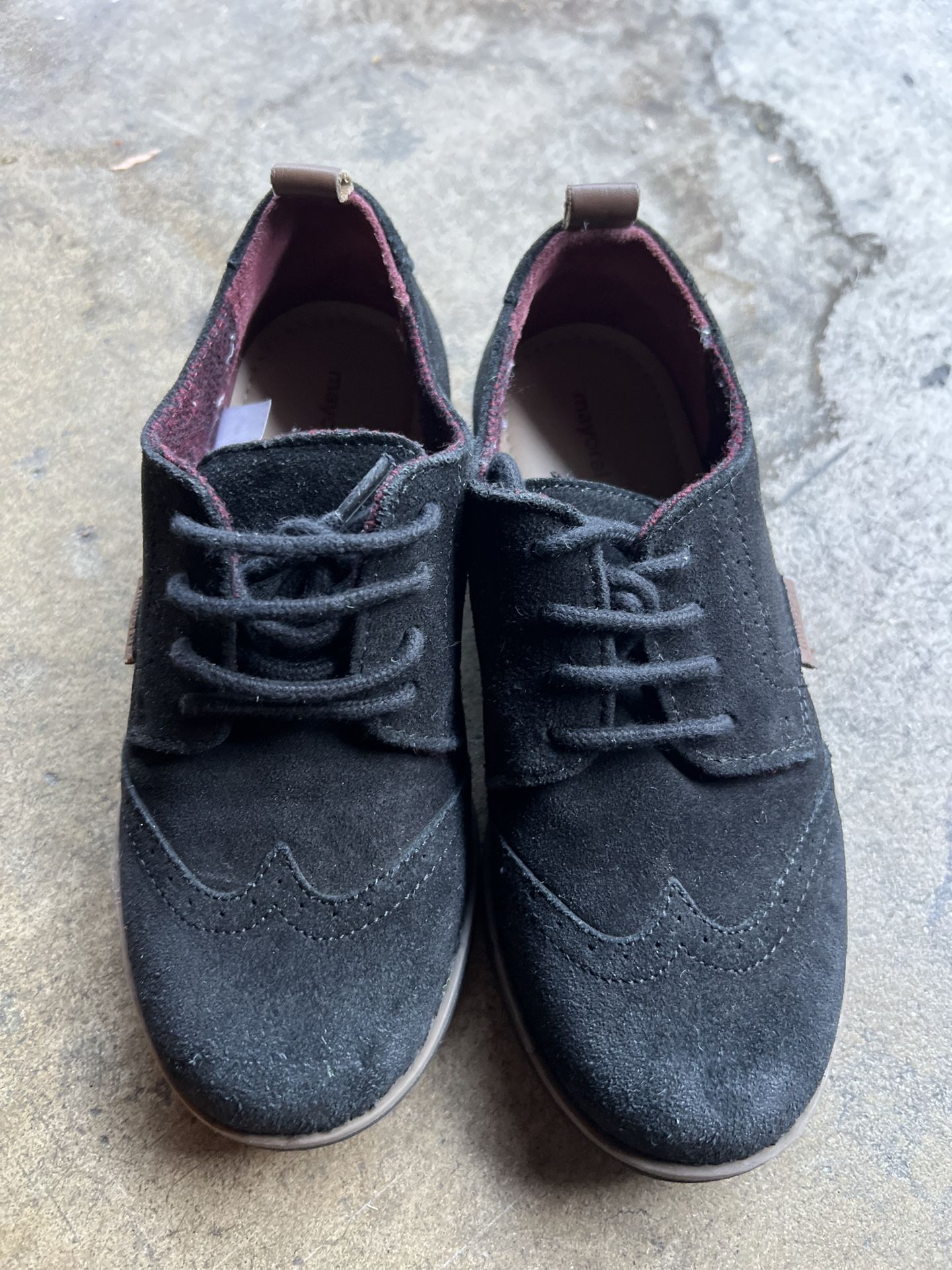 boys black suede shoes My Dream Boutique