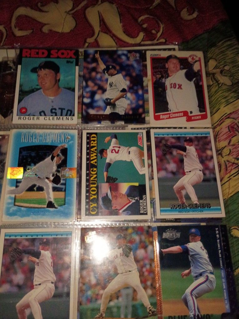 Roger Clemens Baseball Cards