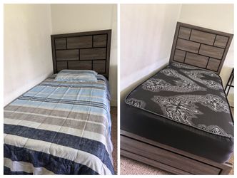 Twin size Bed with mattress