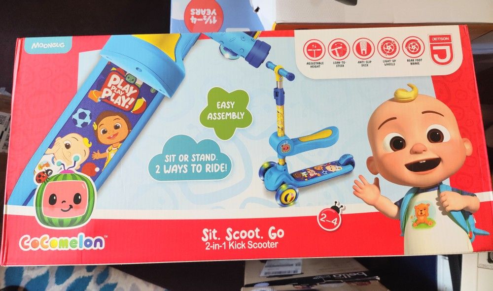 Coco melon 2 In 1 Kids Scooter