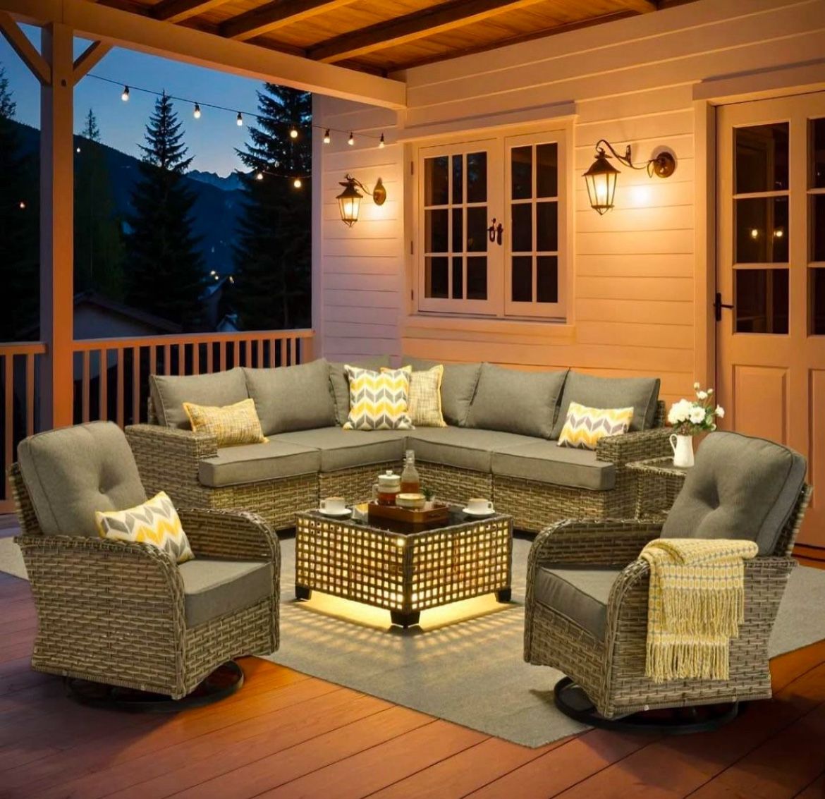 Brand New Patio Outdoor Furniture Set 