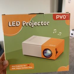 Mini LED Projector – Compact, Easy to Use, Great for Movies & Cartoons