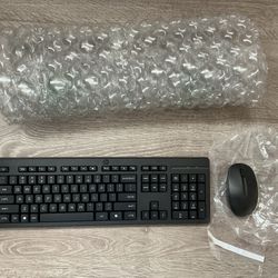 (1) HP Black Wireless Keyboard & Mouse