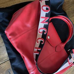 Leather Longchamp Bag