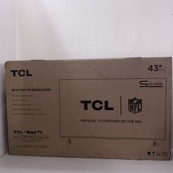 TCL 43-Inch Class S4 4K LED Smart TV with Roku TV
