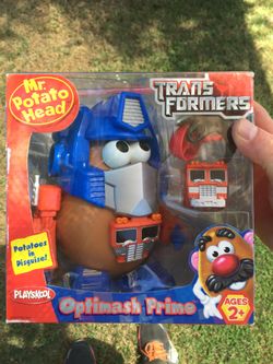 Mr. Potato Head “Optimash Prime” toy