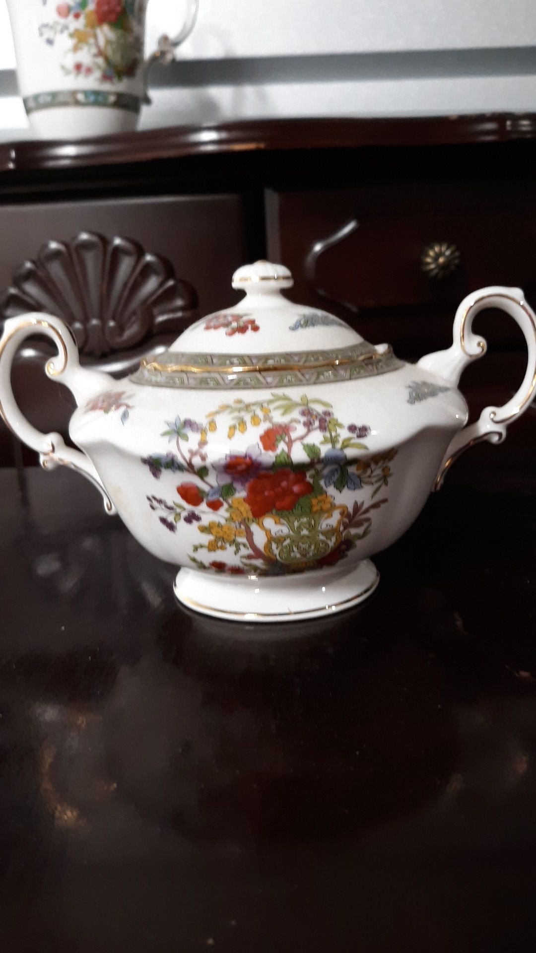 Paragon Tree of Kashmir 2 handled sugar bowl