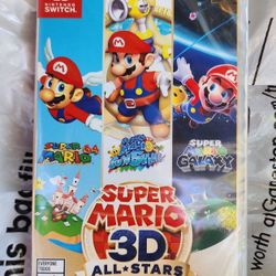 Super Mario 3D All-Stars - Nintendo Switch (New / Sealed) w/ Best Buy Exclusive Joy Con Stickers