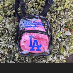 Dodgers Backpack Clear