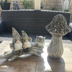 Outdoor Gnomes Decor Set