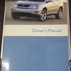Lexus 2007 RX 350 Owner's Manual
