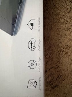 RCA 10”DVD/CD home plug in/car plug in portable video/cd
