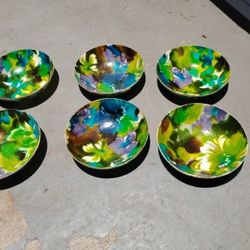 MCM Fiberglass Bowls -1960s Vintage 