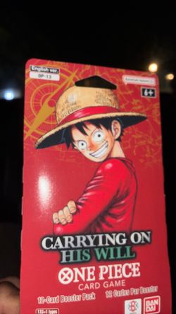One piece card pack