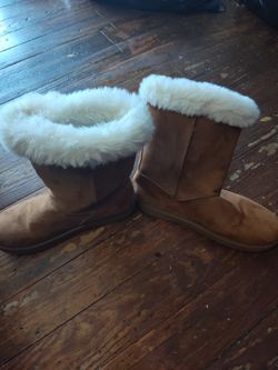 SO Sophia Chestnut Brown(Fur) Winter Boots