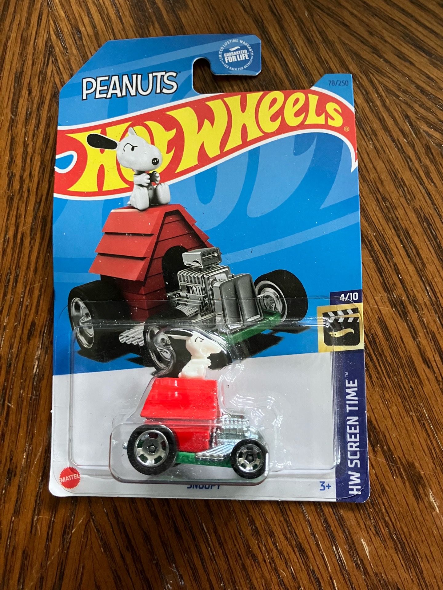 Mattel Snoopy Hot Wheels