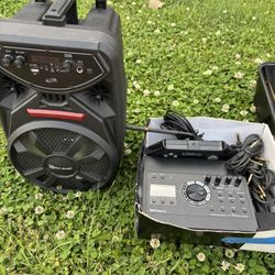Roland V Drum Model With Speaker And Cords