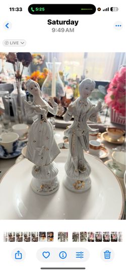 Vintage porcelain couple