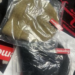 Supreme Mohair Beanie - Black - $100