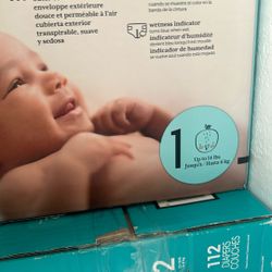 Baby diapers, size one