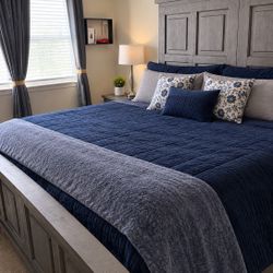 King Mattress And King Bed frame 