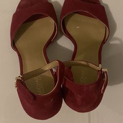 Michael Kors High Heels Women Red Size 6.5