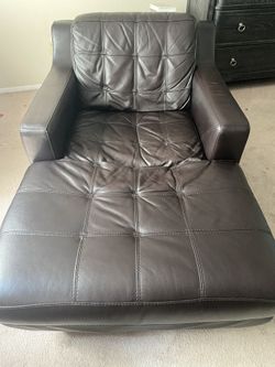 Leather Chaise Chair