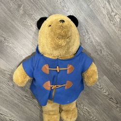 Vintage Eden Paddington Bear 26"  Large Plush Teddy Stuffed Animal 1975.