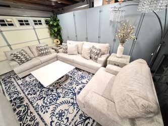 3PC- Caretti Parchment Living Room Set by Ashley