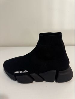 Balenciaga black speed trainer sneaker