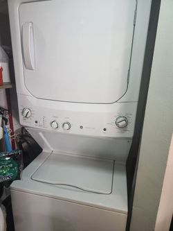 GE stackable washer dryer
