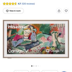 Hisense - 55" Class S7 Series CanvasTV 4K QLED TV with Hi-Matte Display and UltraSlim Wall Mount (2024)