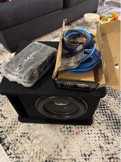 SKAR Audio Subwoofer Kit w/ Amp & Wiring – Complete Setup