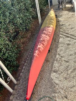 Red and Yellow Kayak