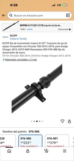 ECCPP Rear Driveshaft Assembly Chrysler 300 Dodge Charger AWD