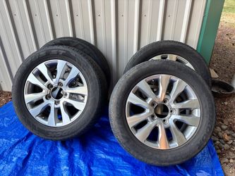 21” custom wheels with tires