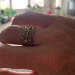 Helm Street Bronze anchor RING