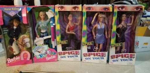  2 BARBIES AND EMMA SPICE GIRL DOLL $ Each