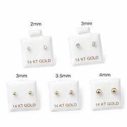 14k Stud Earrings 