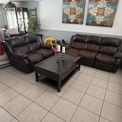 Furniture Set (used) 2 Couch Set, Coffee Table