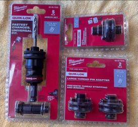 Milwaukee QUIK-LOK Hole Saw Arbor Set