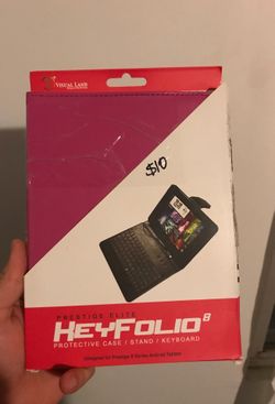 Pink keyboard case for android tablets