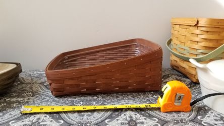 Longaberger letter tray basket