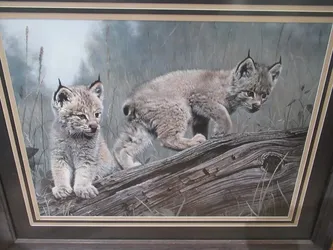 CHARLES FRACE' LIMITED EDITION PRINT SIGNED FRAMED ART PRINT "Double Trouble"