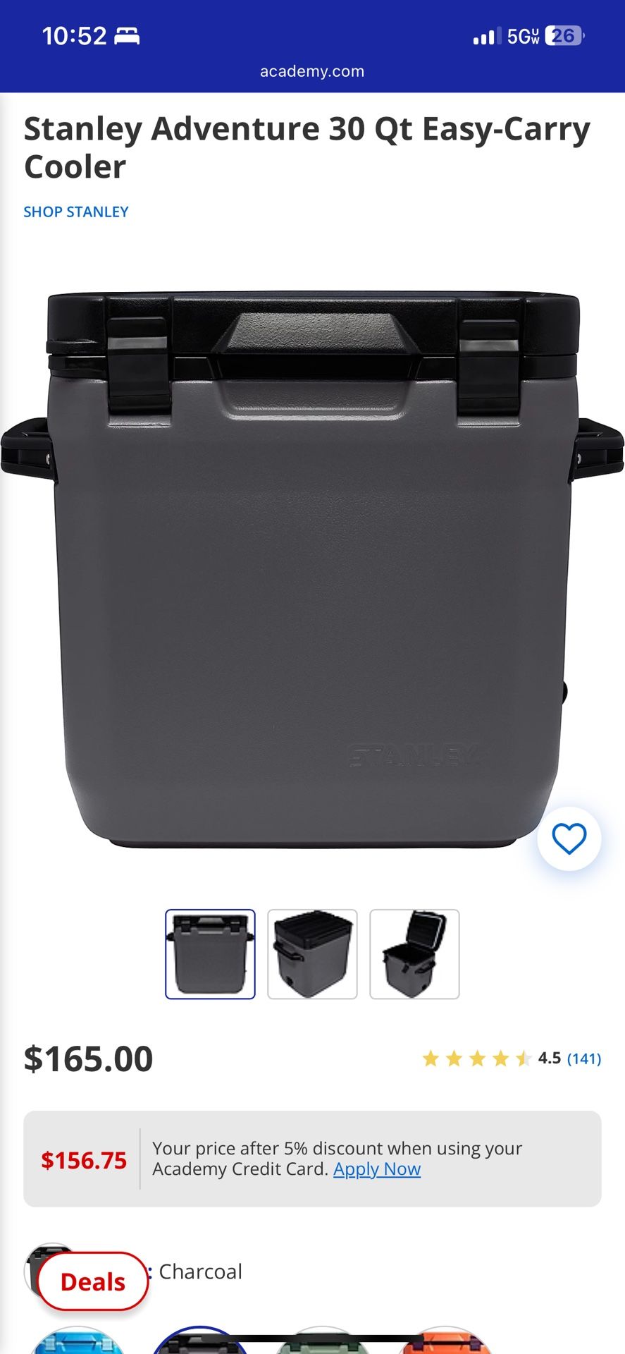 Stanley 30 qt Adventure Series Cooler