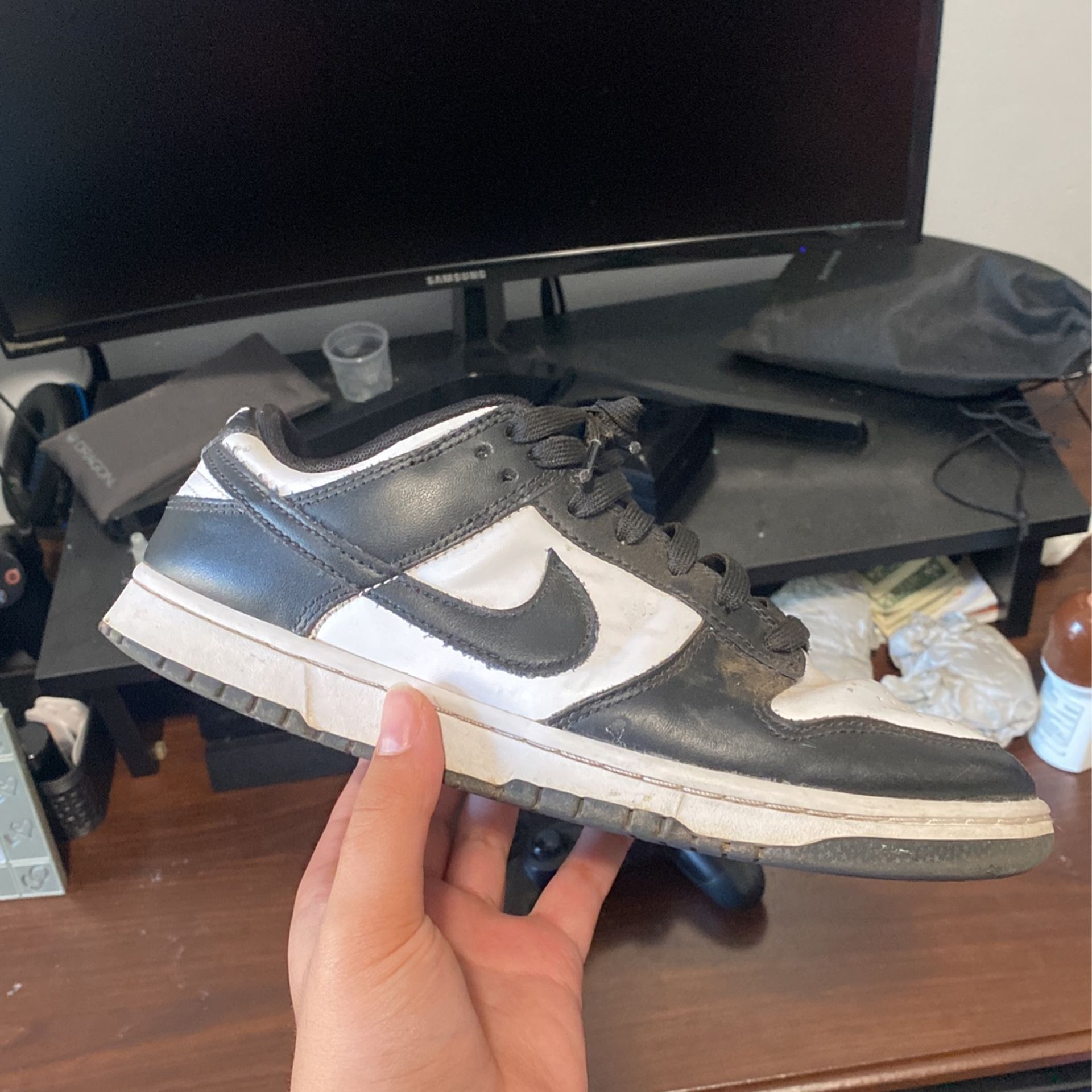 Very Used Panda Dunks Size 7