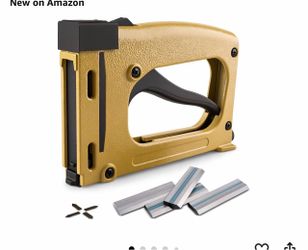 Heavy Duty Manual Staple Gun with Staples